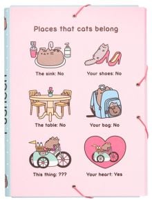 Папка Pusheen The Cat с ластик - Places That Cats Belong - Grupo Erik - GRUPO ERIK EDITORES S.L. - Grupo Erik - Pusheen The Cat - 8436565227392
