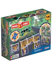 Магнитен конструктор Geomag Magicub Jungle Animals, 6 части - Geomag - Geomagworld SA - Момиче, Момче - 871772001454