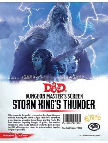 Dungeons & Dragons Campaign Book - Dungeon Master's Screen Storm King's Thunder - Wizards of the Coast - Wizards of the Coast - 9420020232235