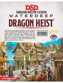 Dungeons & Dragons Campaign Book - Dungeon Master's Screen Dragon Heist - Wizards of the Coast - Wizards of the Coast - 9420020242548