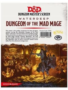 Dungeons & Dragons Campaign Book - Dungeon Master's Screen Waterdeep - Dungeon of the Mad Mage - Wizards of the Coast - Wizards of the Coast - 9420020242654