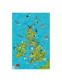 Children's Wall Map of the United Kingdom and Ireland - 9780008212087