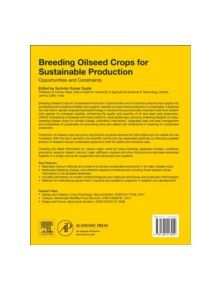 Breeding Oilseed Crops for Sustainable Production - 9780128013090