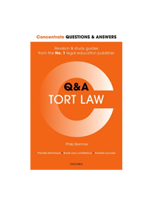 Concentrate Questions and Answers Tort Law - 9780198745297