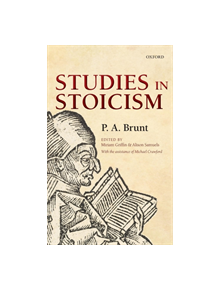 Studies in Stoicism - 9780199695850