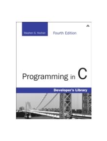Programming in C - 9780321776419