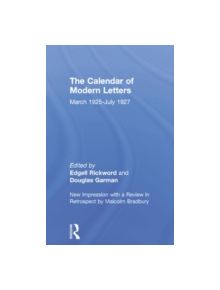 Calendar Modern Letts 4v Cb - 9780415761079