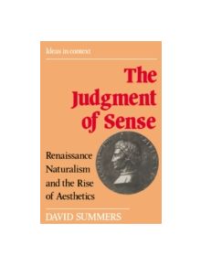 The Judgment of Sense - 9780521386319