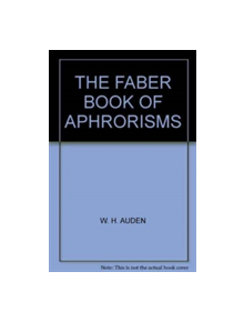 Faber Book of Aphorisms - 9780571095193
