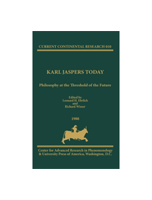 Karl Jaspers Today - 9780819170149
