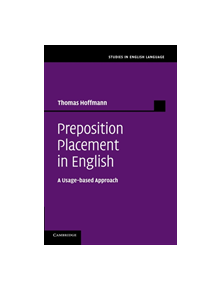 Preposition Placement in English - 9781107631731