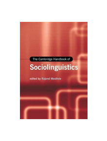 The Cambridge Handbook of Sociolinguistics - 9781108456081