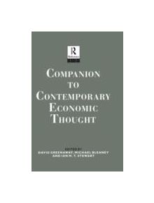 Companion to Contemporary Economic Thought - 9781138009097
