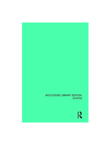 An Introduction to Transformational Syntax - 9781138207660