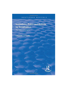 Institutions, Policy and Outputs for Acidification - 9781138322127