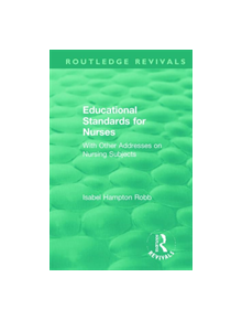 Educational Standards for Nurses - 9781138391079