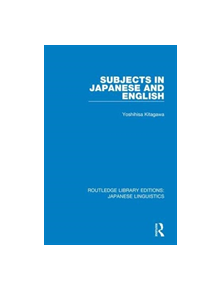 Subjects in Japanese and English - 9781138393677