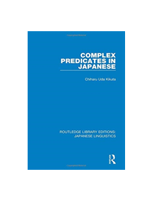 Complex Predicates in Japanese - 9781138394193