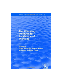 The Changing Institutional Landscape of Planning - 9781138721548