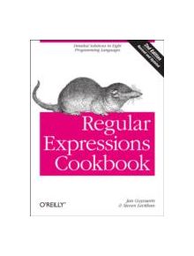 Regular Expressions Cookbook - 9781449319434