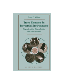 Trace Elements in Terrestrial Environments - 9781468495058
