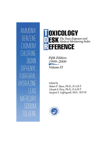 Toxicology Desk Reference CD-ROM - 9781560327950