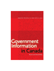 Government Information in Canada - 9781772124064
