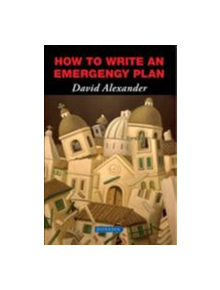 How to write an Emergency Plan - 9781780460130