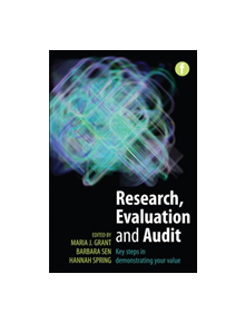 Research, Evaluation and Audit - 9781856047418