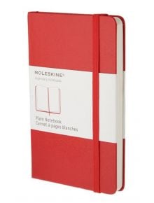 Голям червен тефтер Moleskine с бели листа, нелиниран - Moleskine - Moleskine - Жена - Moleskine - Classic - 9788862930062