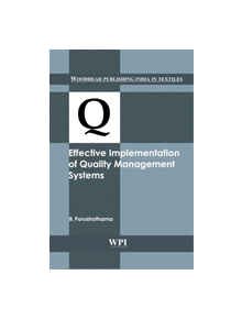 Effective Implementation of Quality Management Systems - 9789380308036