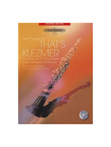 THATS KLEZMER FOR CLARINETS PIANO - 9790014109004