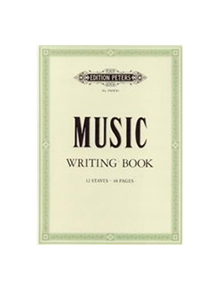 PETERS MUSIC WRITING BOOK PORTRAIT - 9790300755977