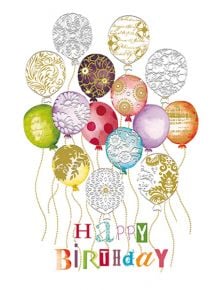 Картичка Editor с Балони : Happy Birthday - Editor - Groupe Editor - Жена, Момиче - 9919963026