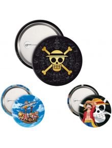 Комплект значки Abystyle One Piece - Skull & Luffy - ABYstyle - Abysse Corp - 3665361156468