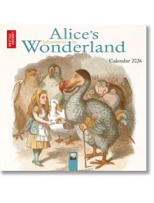 Alice's Adventures in Wonderland Mini Calendar 2026 - Flame Tree Studio - Жена, Мъж - 9781835624265