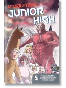 Attack On Titan: Junior High, Vol. 5 - Hajime Isayama, Saki Nakagawa - Момче - Kodansha Comics - 9781632364104