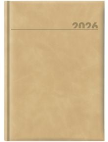 Бежов тефтер-органайзер Lediberg Chia 2026 - Lediberg - Lediberg - Жена, Мъж - 3800816024644