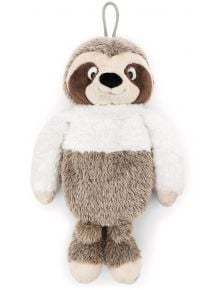 Бутилката за топла вода с ленивеца Изи - част от колекцията на Nici Green - с кафяво-бяла козина, дружелюбно лице и примка за закачане. Наименование на продукта: Бутилка за гореща вода Nici - Ленивецът Izzy.