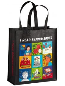 Чанта за пазаруване Galison I Read Banned Books - Mudpuppy - Galison Publishing LLC - Жена, Момиче - 9780735382428