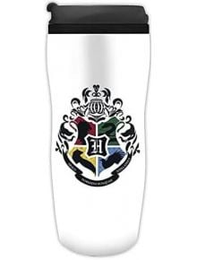 Чаша за път ABYstyle Harry Potter - Hogwarts Alumni е с емблематичния герб на Хогуортс в четири цвята на дома и се предлага с черен капак - перфектен подарък за всеки фен или възпитаник на Хогуортс!.