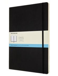 Черен тефтер Moleskine Classic Black в размер A4 с меки корици и листа на точки - Moleskine - Moleskine - Жена, Мъж - Moleskine - Classic - 8053853602886