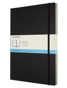 Черен тефтер Moleskine Classic Black в размер A4 с твърди корици и листа на точки - Moleskine - Moleskine - Жена, Мъж - Moleskine - Classic - 8053853602848