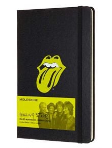 Черен тефтер Moleskine Rolling Stones с широки редове, Limited Edition - Moleskine - Moleskine - Жена, Мъж - Moleskine - Rolling Stones - 8058341710876