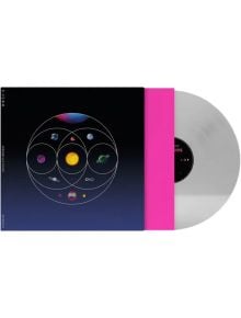 Лимитираното издание на полупрозрачния бял албум Coldplay - Music Of The Spheres (VINYL) се предлага в розово-черна опаковка на космическа тематика с планети и орбити - идеален колекционерски артикул.