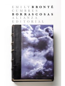 Корицата на книгата Cumbres Borrascosas, включваща снимка на облачно небе, а заглавието и името на автора са изписани с удебелени и обикновени главни букви над изображението.