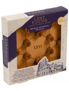 Дървен 3D пъзел Professor Puzzle, Римски числа - Professor Puzzle - Professor Puzzle - Professor Puzzle - Lost & Found - 5056297244110