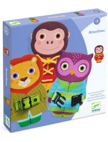 Дървена играчка Djeco: Attachtou - Djeco - Djeco - Момиче, Момче - 3070900016668
