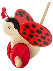 Дървена играчка за бутане Goki - калинка - Goki - Goki - Момиче - 4013594549509