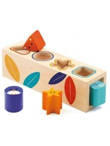 Дървена играчка за сортиране Djeco - Форми - Djeco - Djeco - Момиче, Момче - 3070900062023
